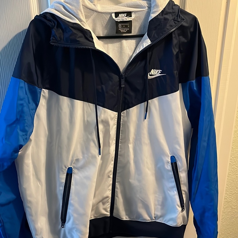 Blue Nike zip up jacket. Men’s medium